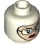 Набор LEGO MINI HEAD NO 1752, Glow in Dark White