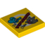 Набор LEGO FLAT TILE 2X2 NO. 275, Желтый
