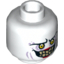 Набор LEGO Minifig Head - Jestro [70316] [Hollow Stud], Белый
