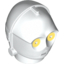 Набор LEGO C3-PO HEAD, DECO NO. 1002, Белый