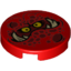 Набор LEGO FLAT TILE 2X2, ROUND NO. 1031, Красный