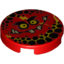 Набор LEGO FLAT TILE 2X2, ROUND NO. 1032, Красный