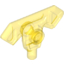 Набор LEGO Weapon Axe Head with Bar, Trans-Yellow