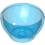 Набор LEGO Container Faceted 4 x 4 x 1 2/3 (Dragon Egg Bottom), Trans-Dark Blue