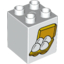 Набор LEGO DUPLO BRICK 2X2X2 NO. 31, Белый