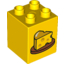 Набор LEGO DUPLO BRICK 2X2X2 NO. 32, Желтый