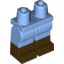 Набор LEGO Medium Blue Hips and Legs with Dark Brown Boots, Medium Blue