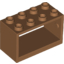 Набор LEGO String Reel 2 x 4 x 2 Holder, Medium Dark Flesh