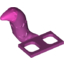 Набор LEGO Minifig Tail Cheshire Cat - Dark Pink Tip, Пурпурный