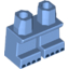 Набор LEGO Minifig Legs Short with 4 Dark Blue Toes on each Foot print - Stitch, Medium Blue