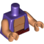 Набор LEGO MINI UPPER PART NO. 3319, Темно-фиолетовый