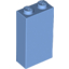 Набор LEGO Brick 1 x 2 x 3 with Bottom Stud Holder, Medium Blue