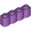 Набор LEGO Brick Special 1 x 4 Palisade [aka Log], Medium Lavender
