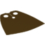 Набор LEGO Minifig Cape Cloth, Standard - Spongy Stretchable Fabric, Темно-коричневый
