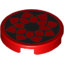 Набор LEGO FLAT TILE 2X2, ROUND NO. 1049, Красный