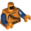 Набор LEGO MINI UPPER PART NO 3449, Оранжевый