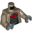 Набор LEGO MINI UPPER PART NO. 3450, Dark Tan