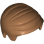 Набор LEGO Minifig Hair Smooth Combed Sideways, Medium Dark Flesh