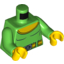 Набор LEGO MINI UPPER PART NO. 3459, Ярко-зеленый