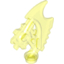 Набор LEGO Ninjago Complex Axe Blade [Techno-Blade], Trans-Neon Green