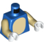 Набор LEGO MINI UPPER PART, NO. 3499, Голубой