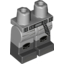Набор LEGO Hips and Legs with Silver Belt and Chain, Knee Pads and Black Boots with Dark Bluish Gray Tips Pattern, Светлый сине-серый