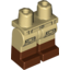 Набор LEGO Hips and Legs with Belt Loops, 2 Pockets with 2 Buttons, and Reddish Brown Boots Pattern, Tan