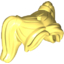 Набор LEGO Minifig Hair Female Pigtails High, Long Bangs, Hole on Top, Hair Ties [Plain], Bright Light Yellow