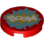 Набор LEGO FLAT TILE 2X2, ROUND, NO. 1059, Красный