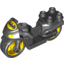 Деталь LEGO MOTOR CYCLE, W/ 4 KNOBS, NO. 10, Не определен