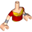 Набор LEGO TORSO, GIRL, W/ ARM, NO. 207 Wonder Woman, Light Flesh