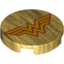 Набор LEGO FLAT TILE 2X2, ROUND, NO. 1071, Pearl Gold