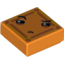 Набор LEGO FLAT TILE 1X1, NO. 173, Оранжевый