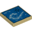 Набор LEGO Tile 2 x 2 with Blue Sky Chart print - Moana, Tan