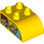 Деталь LEGO BRICK, BOW 2X3X1, NO. 9, Не определен