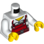 Набор LEGO Mini Upper Part, No. 3700, Белый