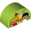 Деталь LEGO CURVE 2X4X2, NO. 2, Не определен