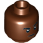 Набор LEGO MINI HEAD, NO. 2348, Красно-коричневый