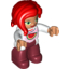 Деталь LEGO ADULT FIGURE, NO. 43, Не определен