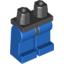 Деталь LEGO MINI LOWERPART BLACK/BLU, Не определен