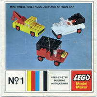 Набор LEGO 1-10 Mini-Wheel Model Maker No. 1