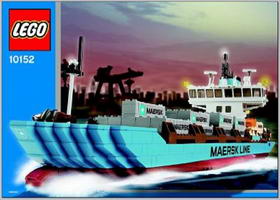 Набор LEGO 10152-3 Контейнерное судно Maersk Издание 2006 года