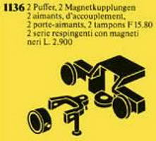 Набор LEGO 1136 Буферы и магнитные сцепки