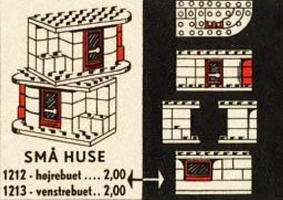 Набор LEGO 1212-2 Маленький домик - левосторонний