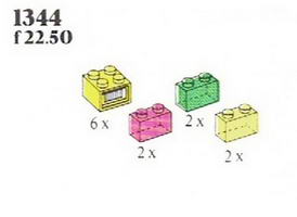 Набор LEGO 1344 Кирпич-фонарик, 4,5В