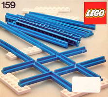 Набор LEGO 159 Железнодорожный переезд, прямые рельсы