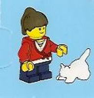 Набор LEGO 2824-7 Девочка с кошкой
