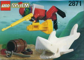 Набор LEGO 2871 Аквалангист и Акула