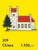 Набор LEGO 309-2 Церковь