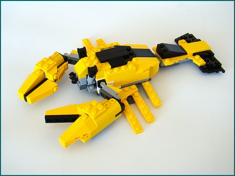 Набор LEGO MOC-2589 Желтый лобстер